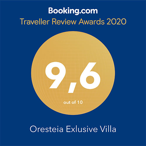 oresteia excludive villa booking award